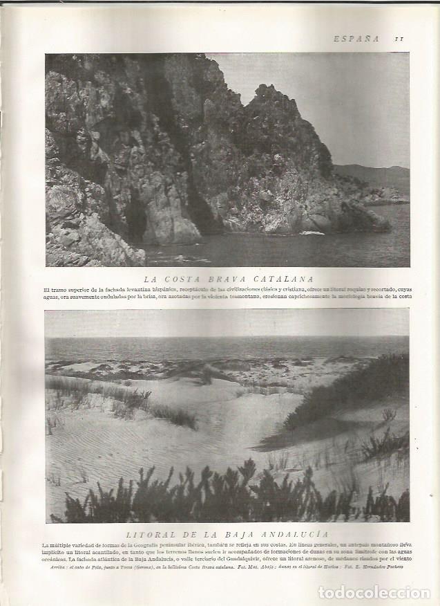 Cartoline: LAMINA 3033: ESPA&Ntilde;A. Costa Brava y Litoral de la Baja Andalucia - Ramon Otero Pedrayo