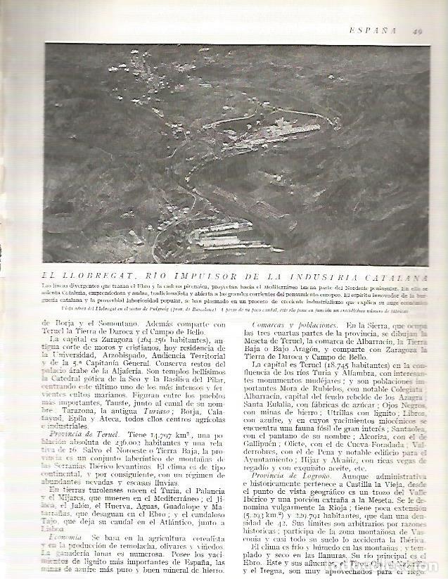 Postkarten: LAMINA 3058: ESPA&Ntilde;A. Vista aerea del Llobregat Barcelona - Ramon Otero Pedrayo
