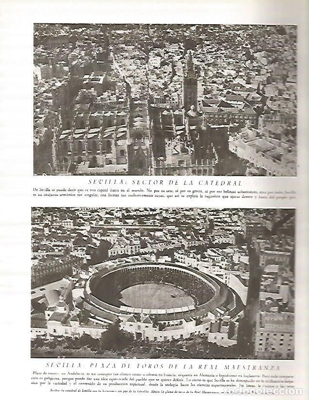 Cartoline: LAMINA 3064: ESPA&Ntilde;A. Catedral y La Maestranza de Sevilla - Ramon Otero Pedrayo