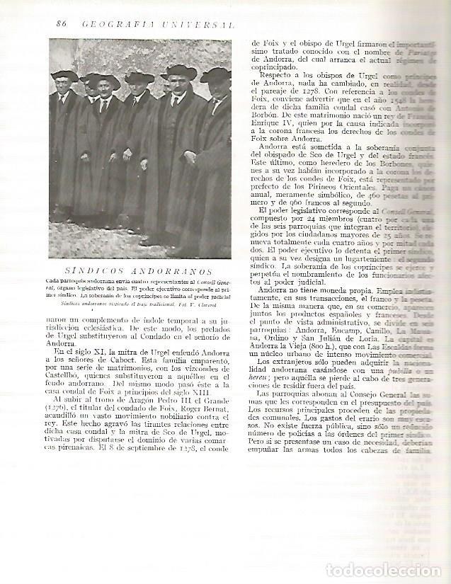 Postais: LAMINA 3076: ANDORRA. Sindicos con el traje tradicional - Ramon Otero Pedrayo