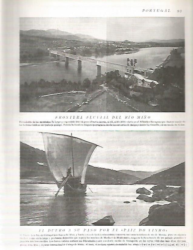 Cartoline: LAMINA 3079: PORTUGAL. Frontera fluvial del rio Mi&ntilde;o. El Duero por Paiz do Vinho - Ramon Otero Pedra