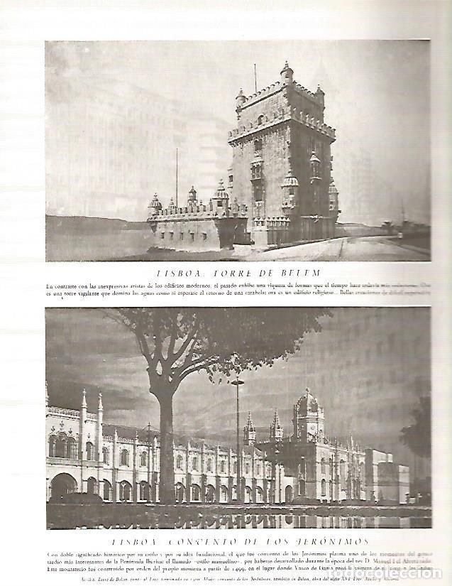 Cartoline: LAMINA 3089: PORTUGAL. Torre de Belem y Convento de los Jeronimos de Lisboa - Ramon Otero Pedrayo