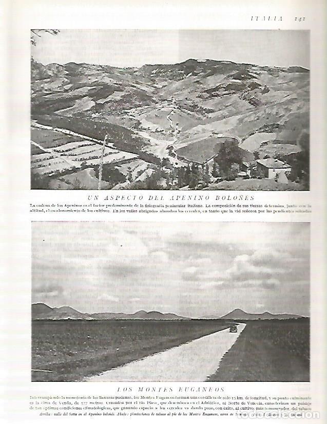 Cartoline: LAMINA 3108: ITALIA. Apenino bolo&ntilde;es. Montes Euganeos - Ramon Otero Pedrayo