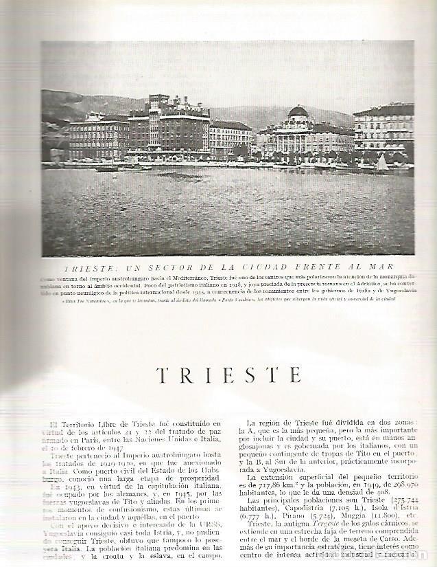 Postcards: LAMINA 3125: TRIESTE. Riva Tre Novembre - Ramon Otero Pedrayo