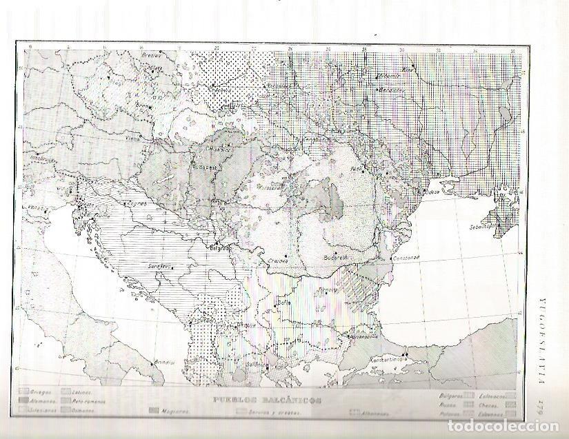 Postkarten: LAMINA 3131: EUROPA. Mapa de los pueblos Balcanicos - Ramon Otero Pedrayo