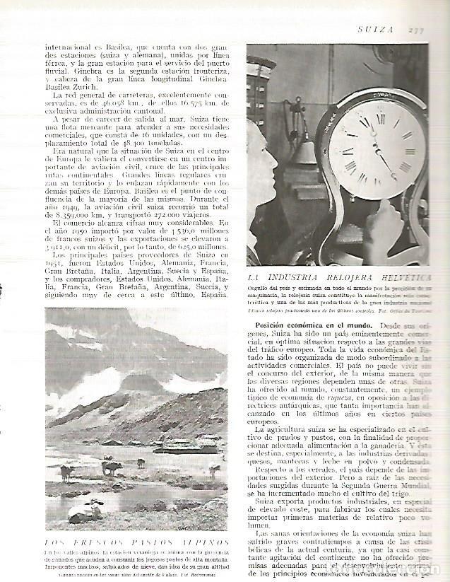 Postkarten: LAMINA 3186: SUIZA. Ganado en el canton de Valais. Tecnico relojero - Ramon Otero Pedrayo