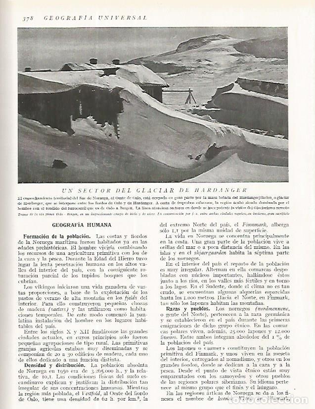 Cartoline: LAMINA 3238: NORUEGA. Tramo de la via de tren entre Oslo y Bergen - Ramon Otero Pedrayo