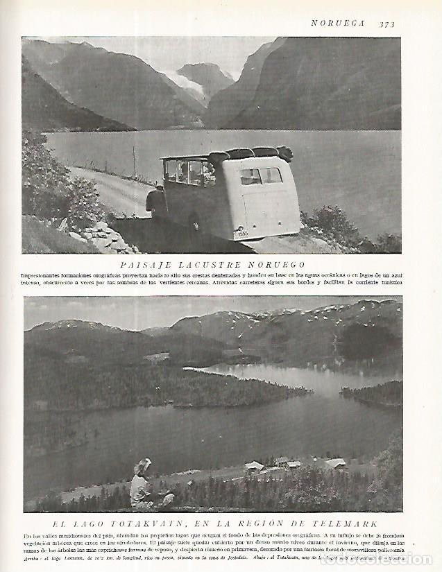Cartoline: LAMINA 3236: NORUEGA. Lago Lenvann. Lago Totakvatn - Ramon Otero Pedrayo