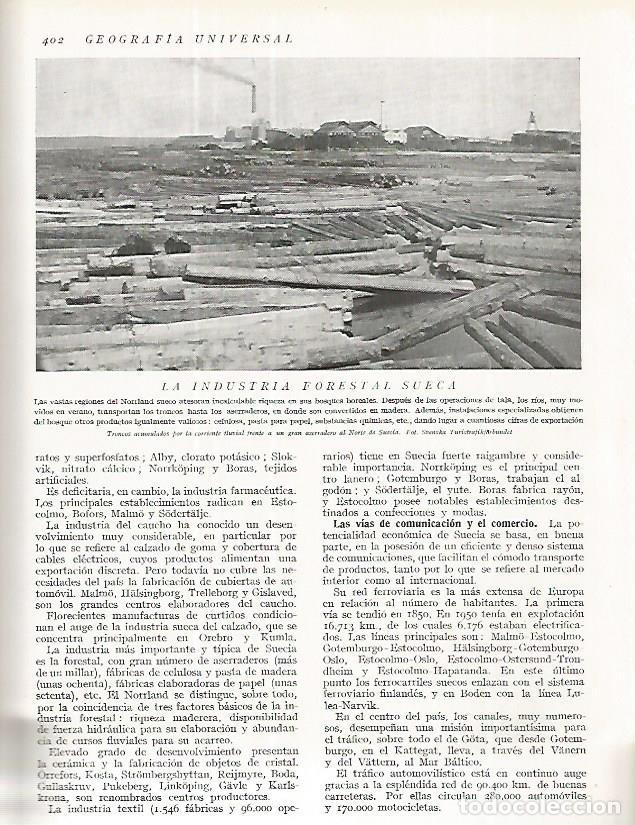 Cartoline: LAMINA 3255: SUECIA. Aserradero en el norte - Ramon Otero Pedrayo