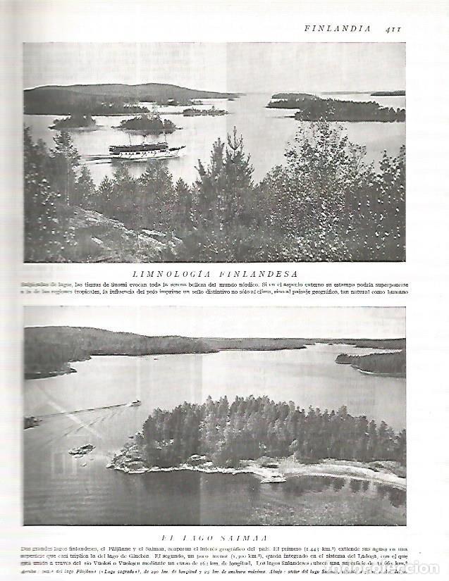 Cartes Postales: LAMINA 3260: FINLANDIA. Lago Paijanne. Lago Saimaa - Ramon Otero Pedrayo