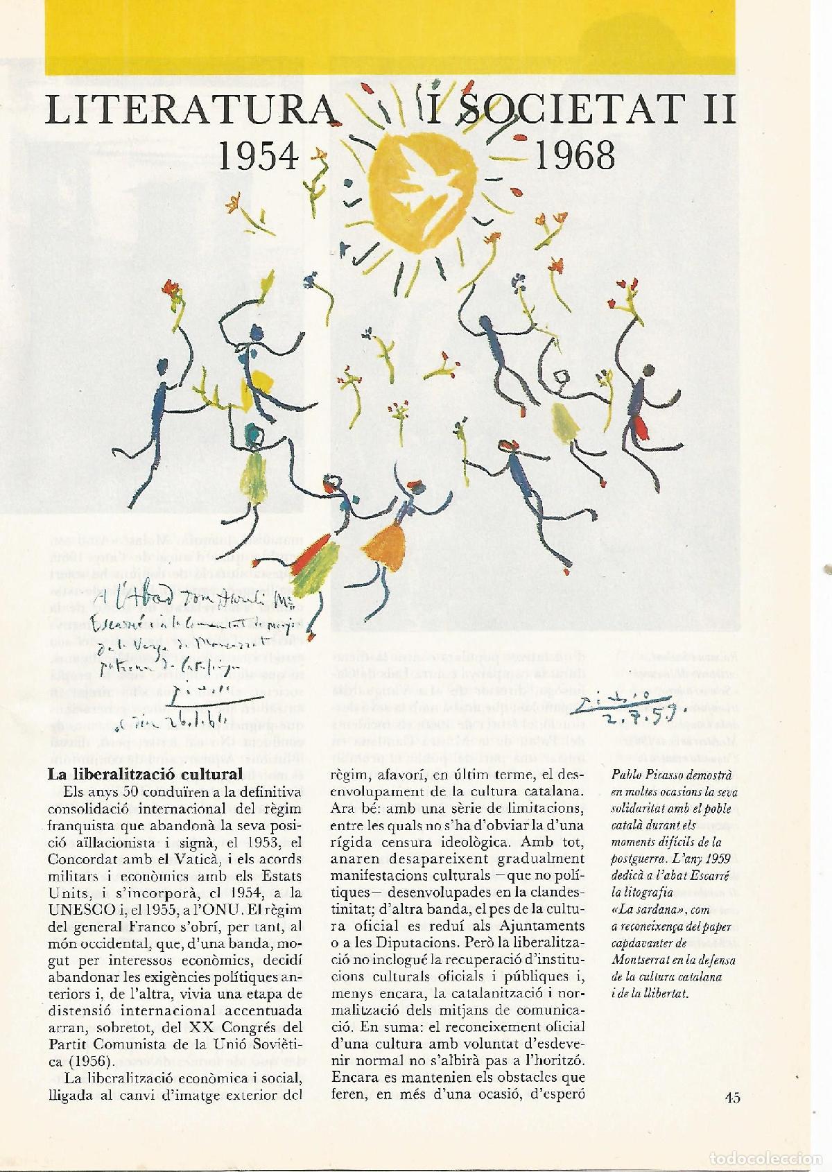 Cartoline: FASCICULO 007: LITERATURA I SOCIETAT Ii (1954-1968) - Enric Gall&eacute;n