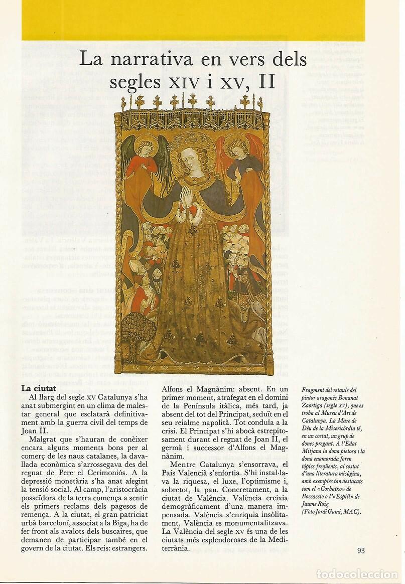 Postcards: FASCICULO 0036: LA NARRATIVA EN VERS DELS SEGLES XIV I XV ( II) - Isabel Grifoll