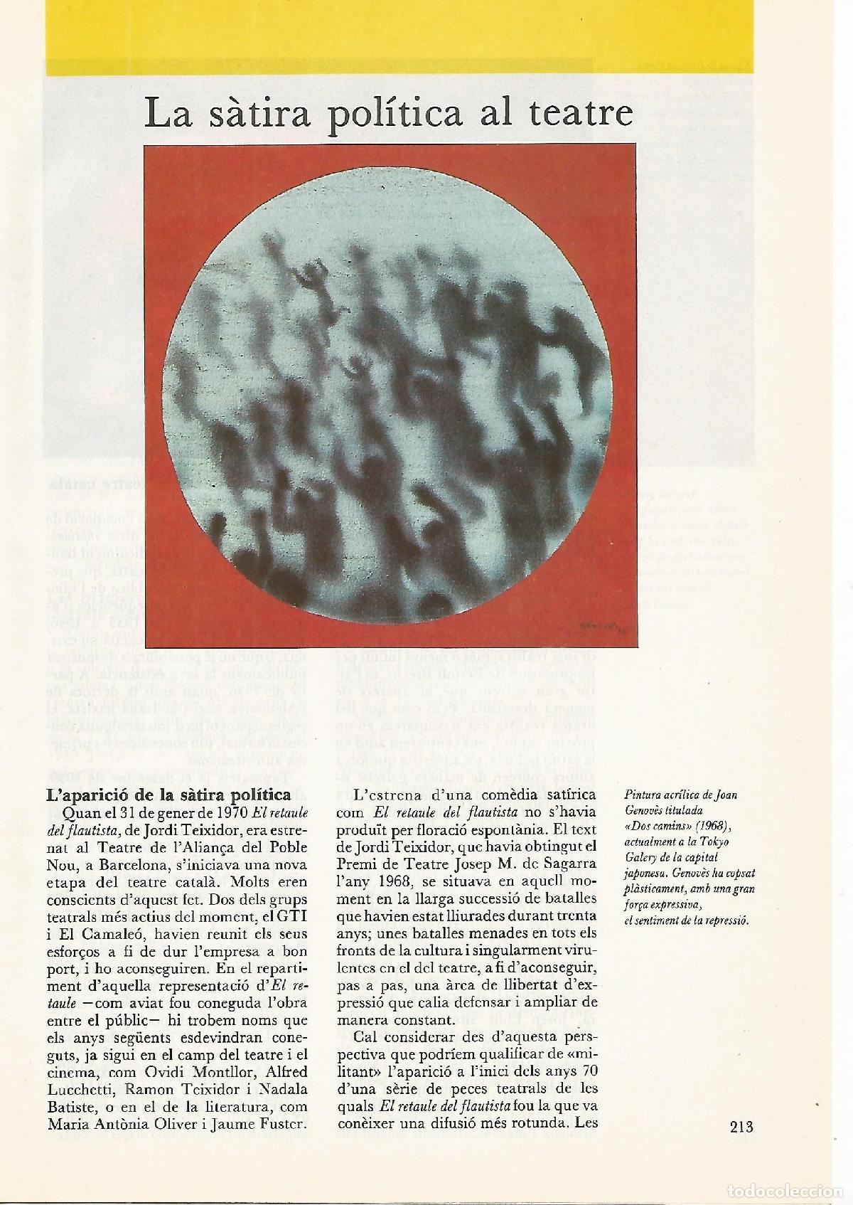 Postales: FASCICULO 0021: LA SATIRA POLITICA AL TEATRE - Xavier F&agrave;bregas