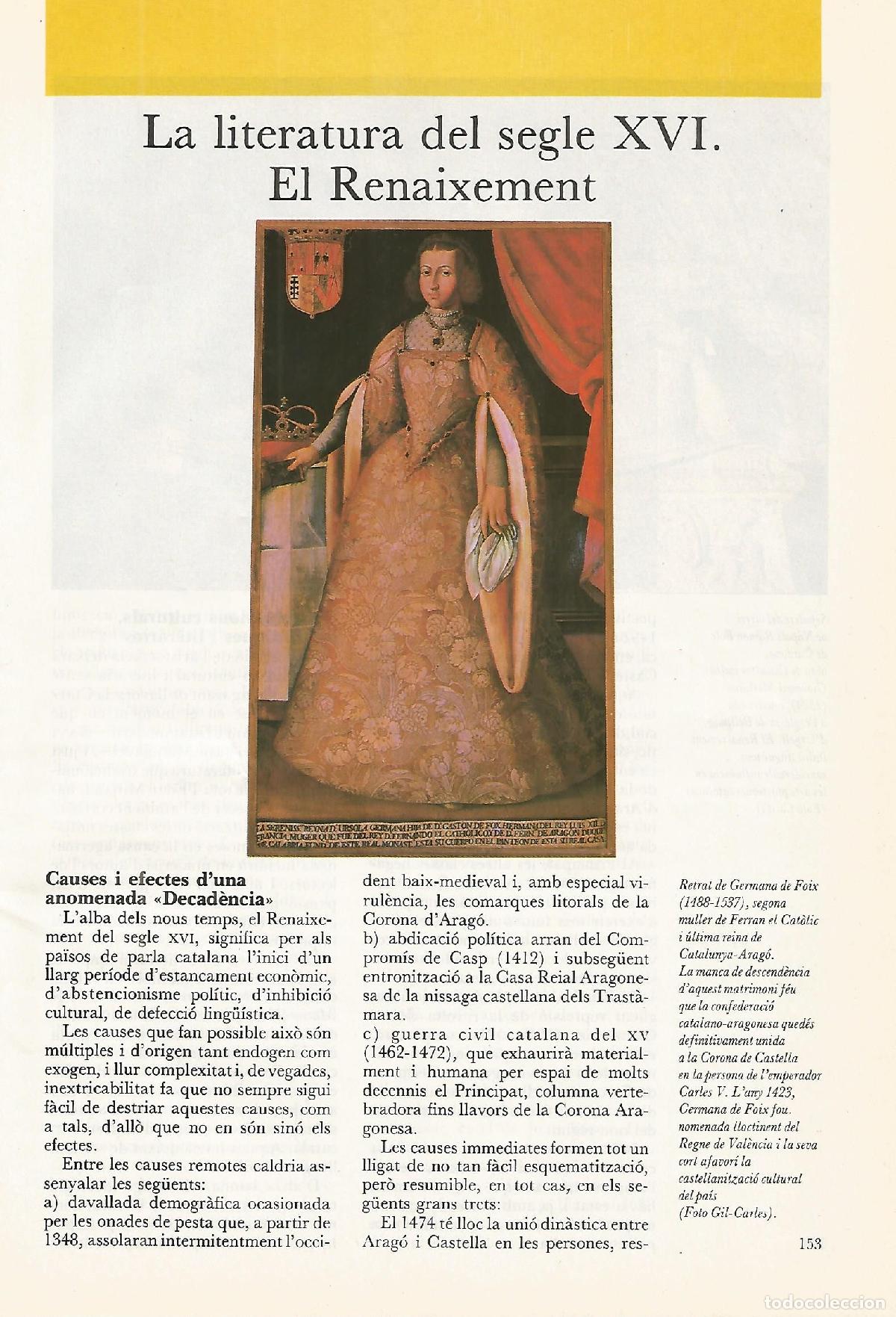 Postcards: FASCICULO 0041: LA LITERATURA DEL SEGLE XVI. EL RENAIXEMENT - Josep Murgades