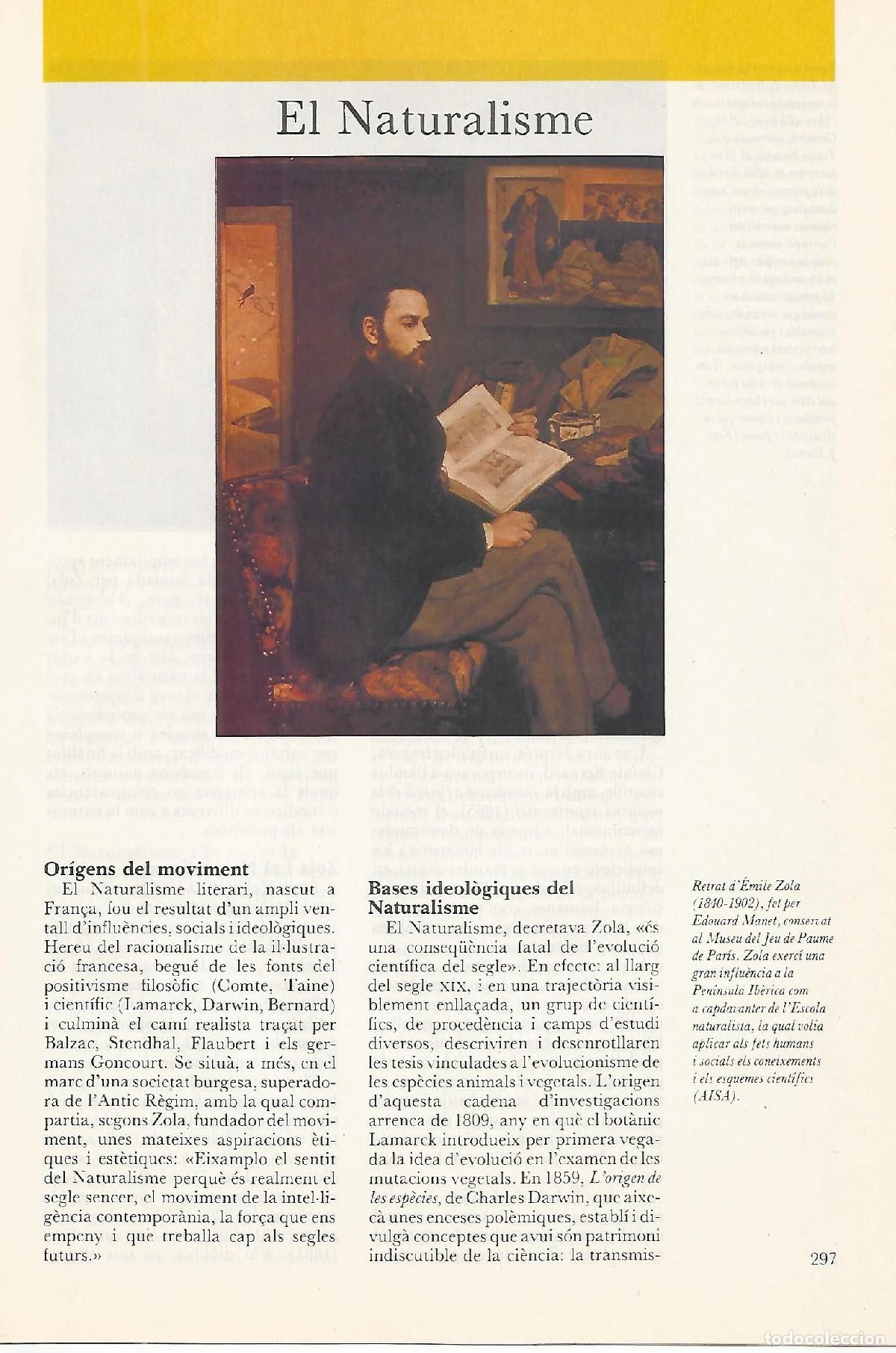 Postales: FASCICULO 0053: EL NATURALISME - Manuel Llanas - Foto 1