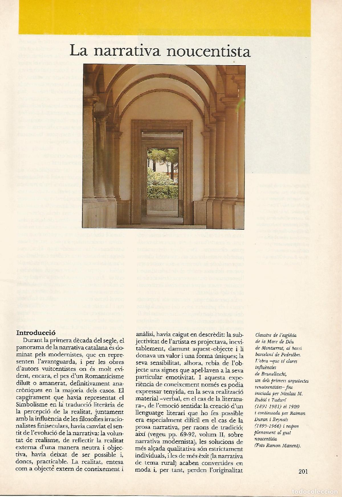 Postkarten: FASCICULO 0071: LA NARRATIVA NOUCENTISTA - Marina Gust&agrave;