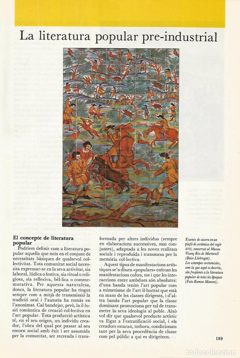 Postkarten: FASCICULO 0044: LA LITERATURA POPULAR PRE-INDUSTRIAL - J. Francesc Massip