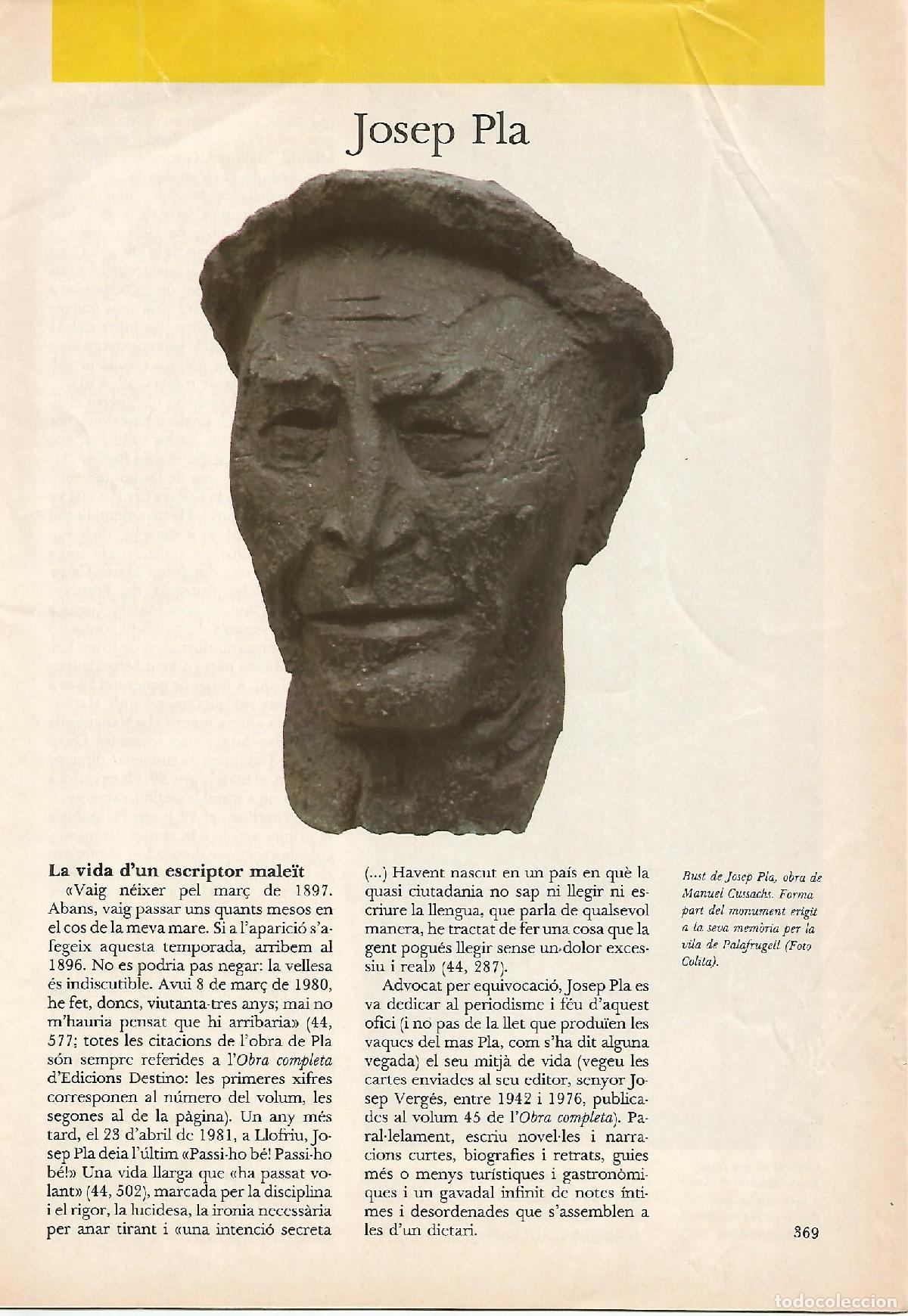 Postales: FASCICULO 0083: JOSEP PLA - Gl&ograve;ria Casals