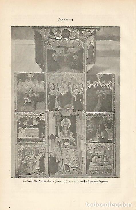 Postais: LAMINA ESPASA 6119: Retablo de San Martin en Segorbe Castellon - Varios Autores
