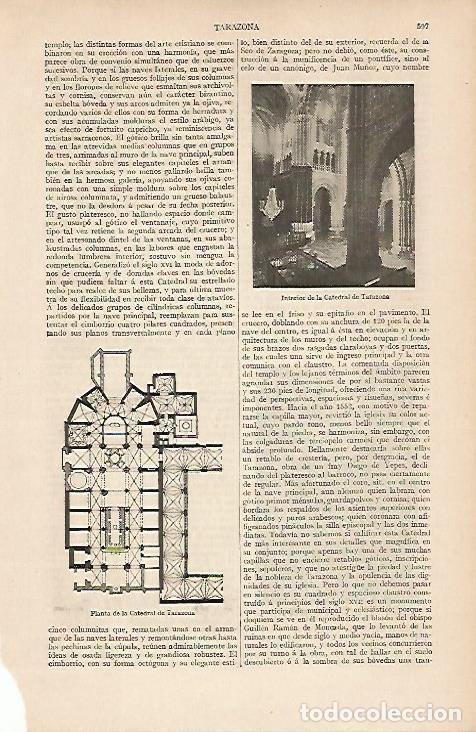 Postcards: LAMINA ESPASA 6495: Catedral de Tarazona Zaragoza - Varios Autores