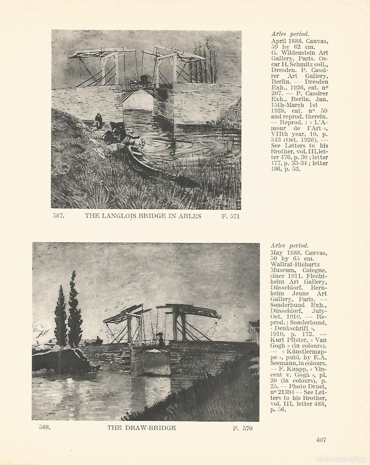 Postkarten: LAMINA 1401: VAN GOGH. The Langlois Bridge in Arles. The Draw-Bridge - J.B. de la FAILLE