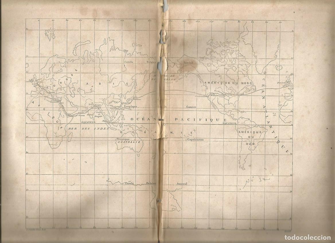 Postkarten: LAMINA 1195: VERNE.Mapa (mal estado) - Jules Verne