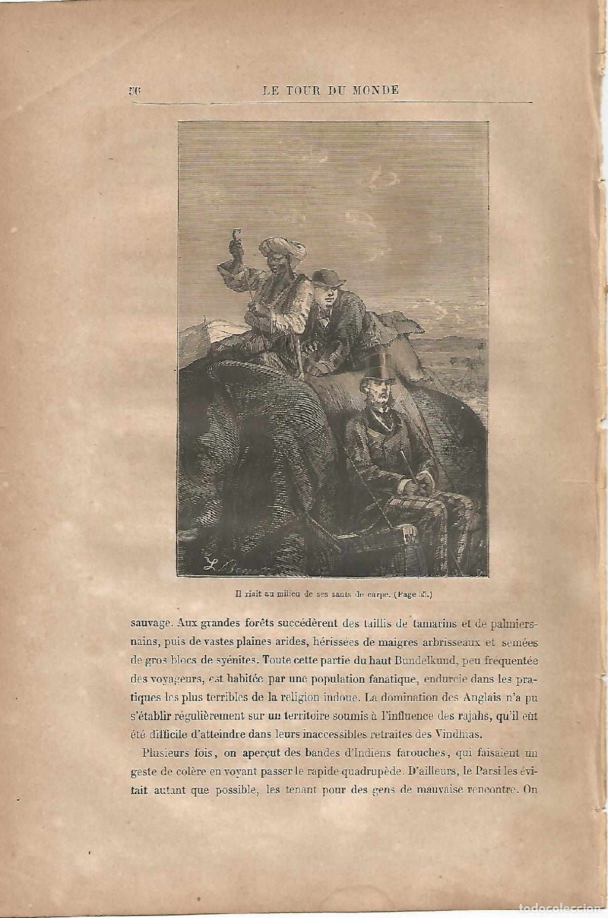 Postcards: LAMINA 1209: VERNE. Il riait au milieu de ses sauts de carpe - Jules Verne