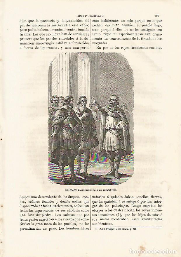 Postales: LAMINA 3364: Carlomagno da instrucciones a los embajadores - Varios