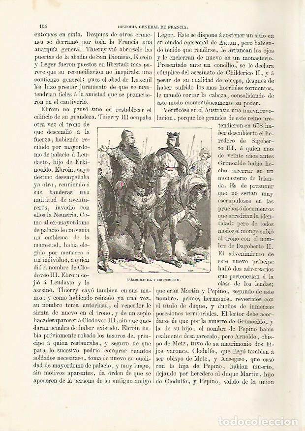 Cartoline: LAMINA 3357: Carlos Martel y Chilperico II - Varios