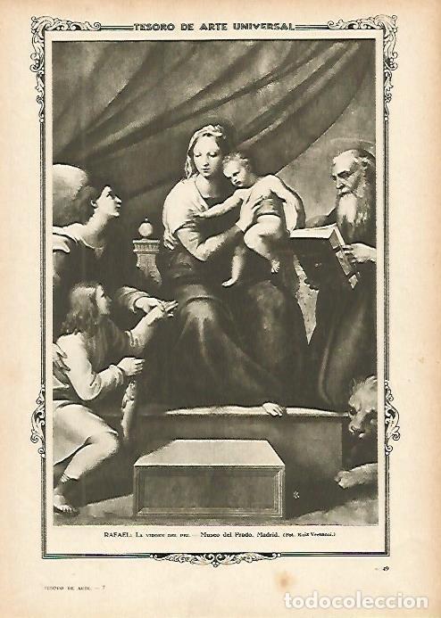 Postcards: LAMINA 1274. RAFAEL. La Virgen del Pez - Varios