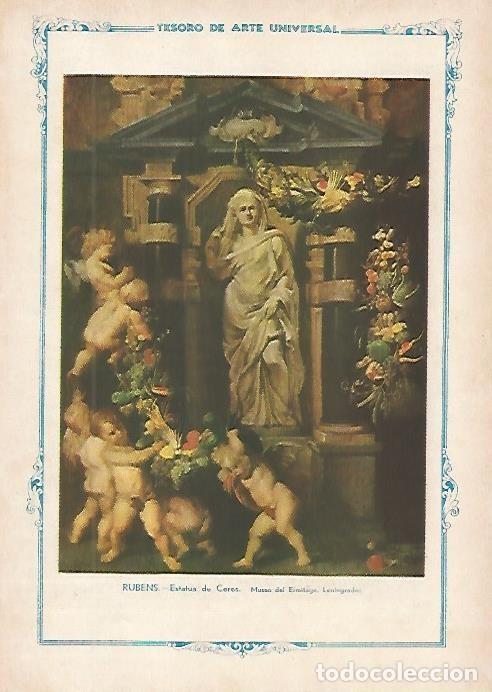 Cartoline: LAMINA 1294. RUBENS. Estatua de Ceres - Varios