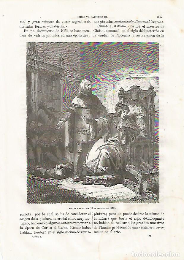 Postais: LAMINA 3448: Marcel y el Delfin. 23 de febrero de 1358 - Varios