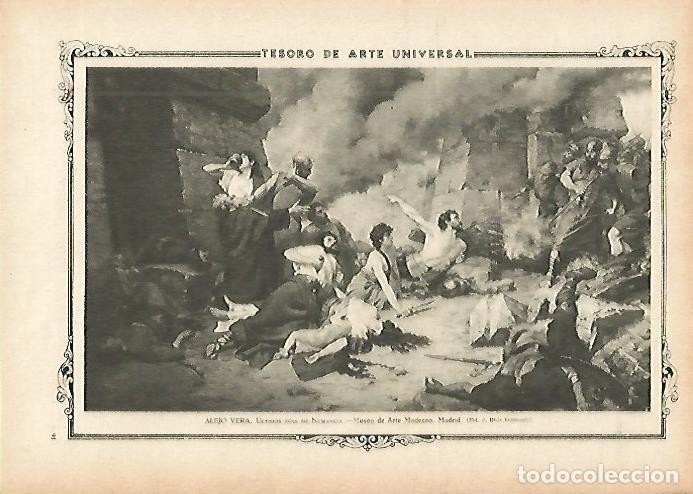 Postales: LAMINA 1296. ALEJO VERA. Ultimos dias en Numancia - Varios