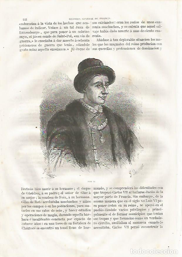 Postkarten: LAMINA 3502: Luis XI - Varios