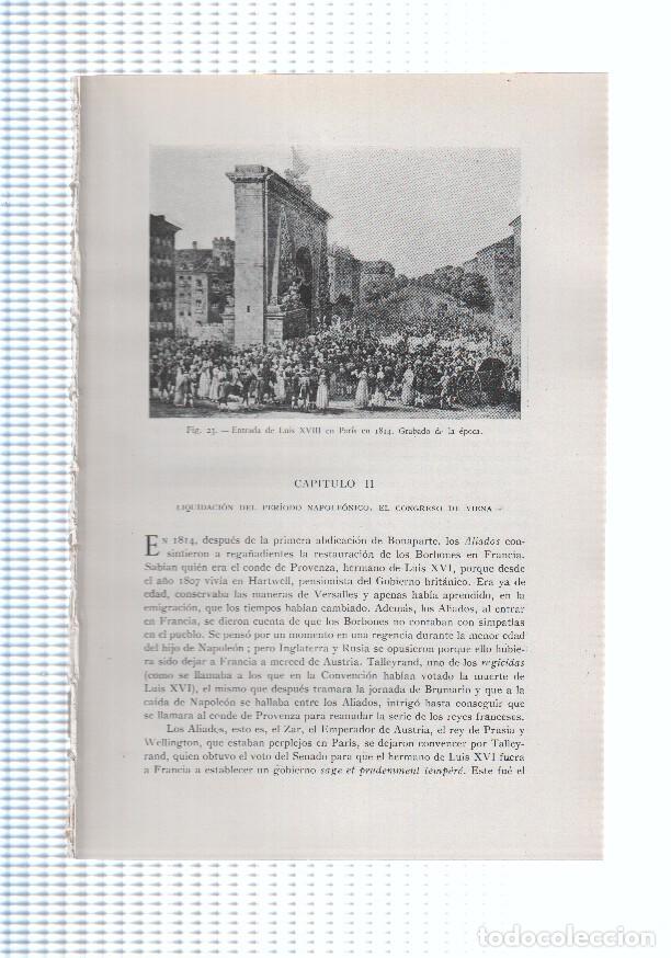 Postkarten: Historia del Mundo bloque 02: Liquidacion del imperio napoleonico, el congreso de viena (18 paginas