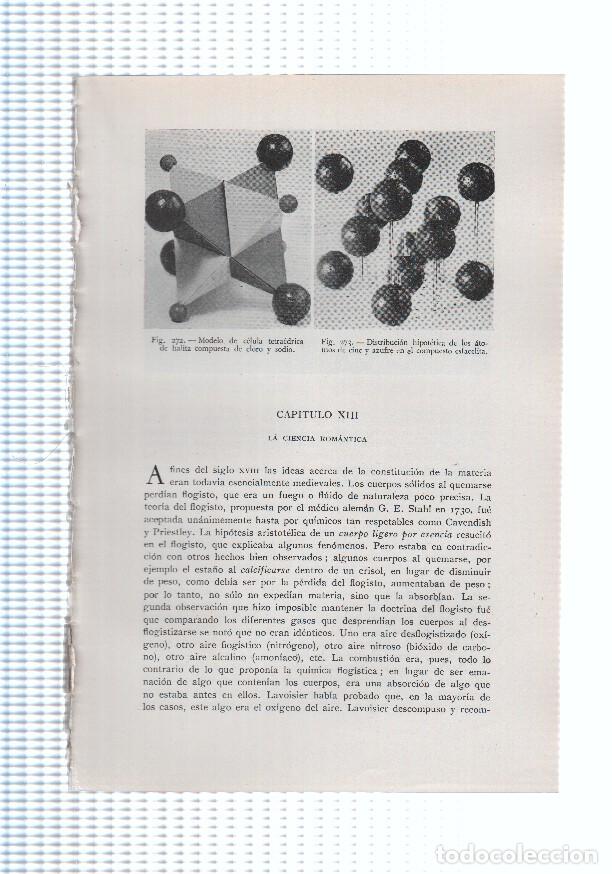 Postkarten: Historia del Mundo bloque 13: La ciencia romantica (28 paginas, 34 fotos b/n, 1 foto color) - Varios
