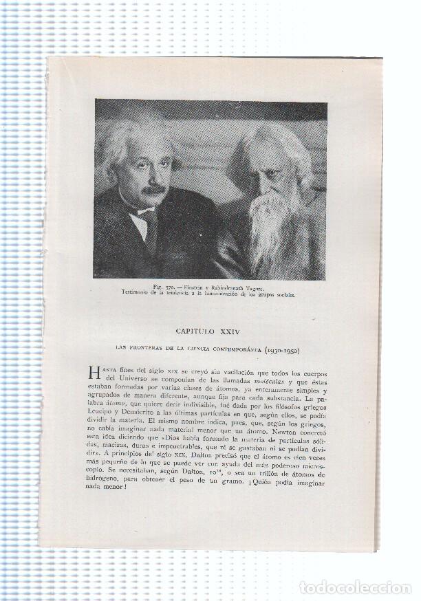 Postkarten: Historia del Mundo bloque 24: Las fronteras de la ciencia contemporanea 1930-1950 ( 34 paginas, 32 f