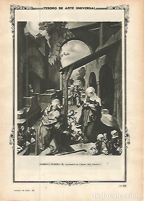 Postcards: LAMINA 1477. DURERO. El nacimiento de Cristo - Varios
