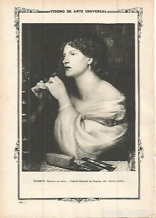 Postkarten: LAMINA 1503. ROSETTI. Retrato de mujer - Varios