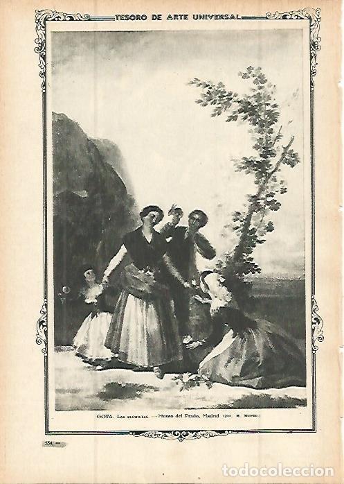 Cartes Postales: LAMINA 1488. GOYA. Las floristas - Varios