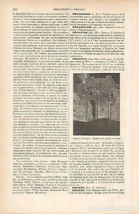 Postais: LAMINA ESPASA 7596: Iglesia romanica de Organya Lleida - Varios