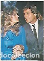 Postales: CROMO 159 SUPERCROMOS DE FABULA: PAREJAS FAMOSAS. No 190. Farrah Fawcett y Ryan ONeal - Varios