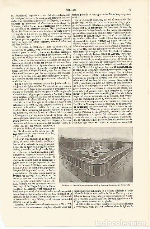 Postais: LAMINA ESPASA 8187: Instituto de Alfonso XIII en Bilbao - Varios