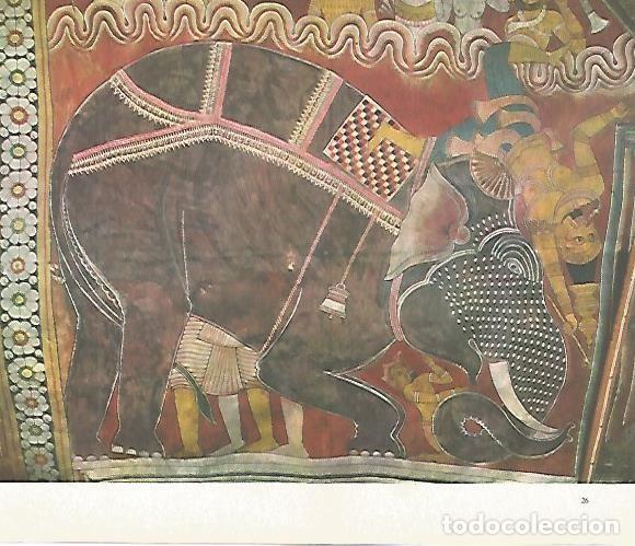Postcards: LAMINA 1563: Mara derribado por Buda. Templo rupestre de Dambulla. Siglo XVIII - D.B. Dhanapala