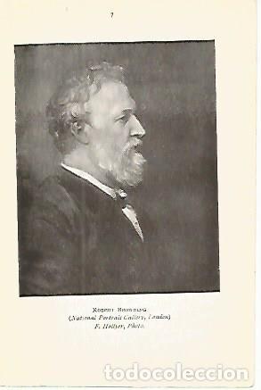 Postcards: LAMINA 1647: WATTS. Robert Browning - An&oacute;nimo