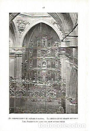 Postkarten: LAMINA 1629: GUADALUPE. El prebisterio y el retablo mayor - E. Tormo y Monz&oacute;