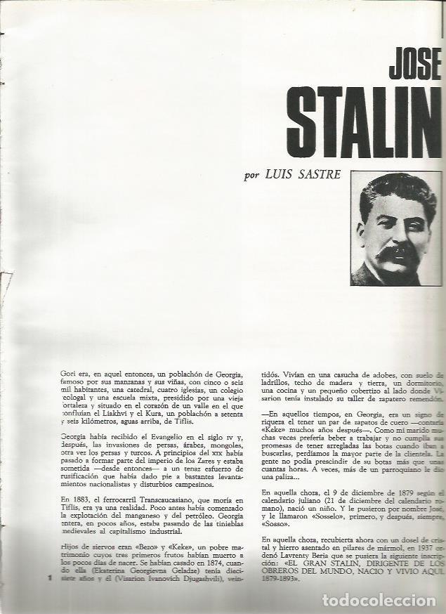 Postales: FASCICULO 087: STALIN - Luis Sastre - Foto 1