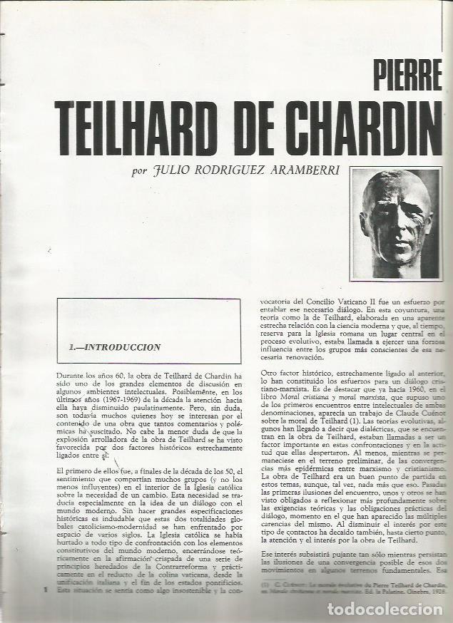 Postcards: FASCICULO 094: TEILHARD DE CHARDIN - Julio Rodriguez Aromberri