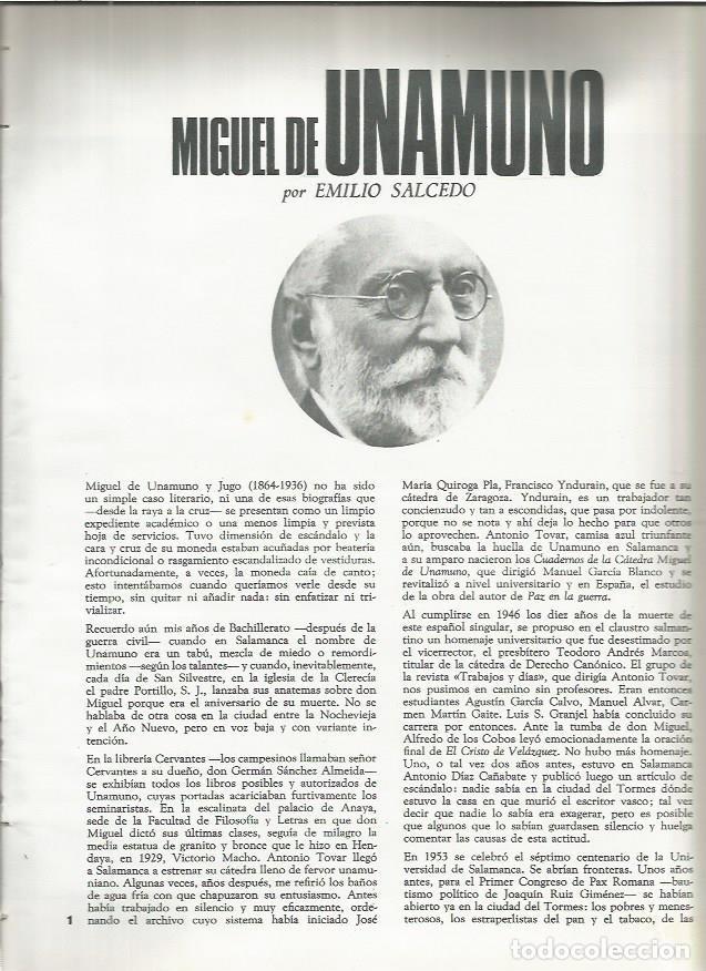 Cartoline: FASCICULO 098: UNAMUNO - Emilio Salcedo