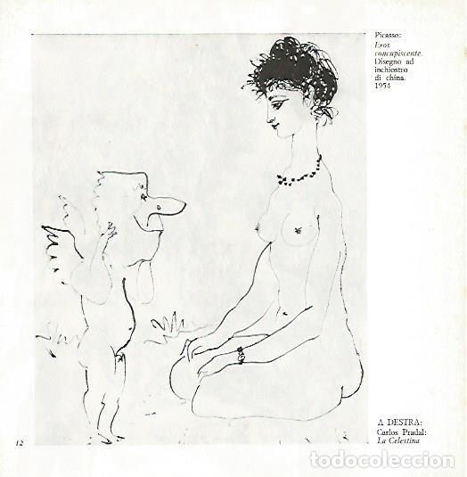 Postales: LAMINA 1686: PICASSO. Eros complaciente - Xavier Domingo